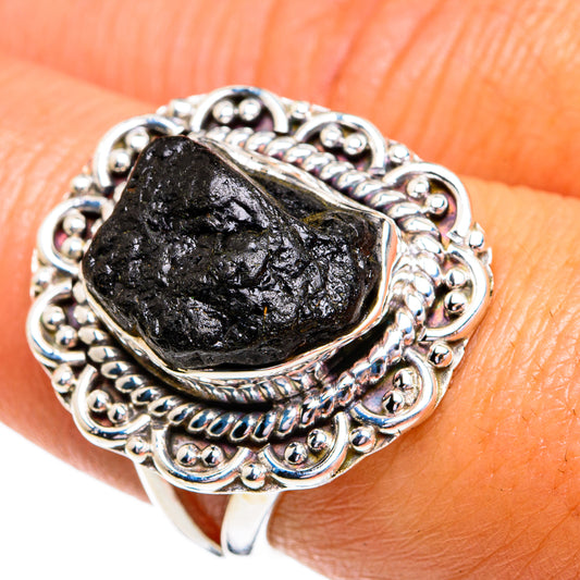 Tektite Rings handcrafted by Ana Silver Co - RING79304