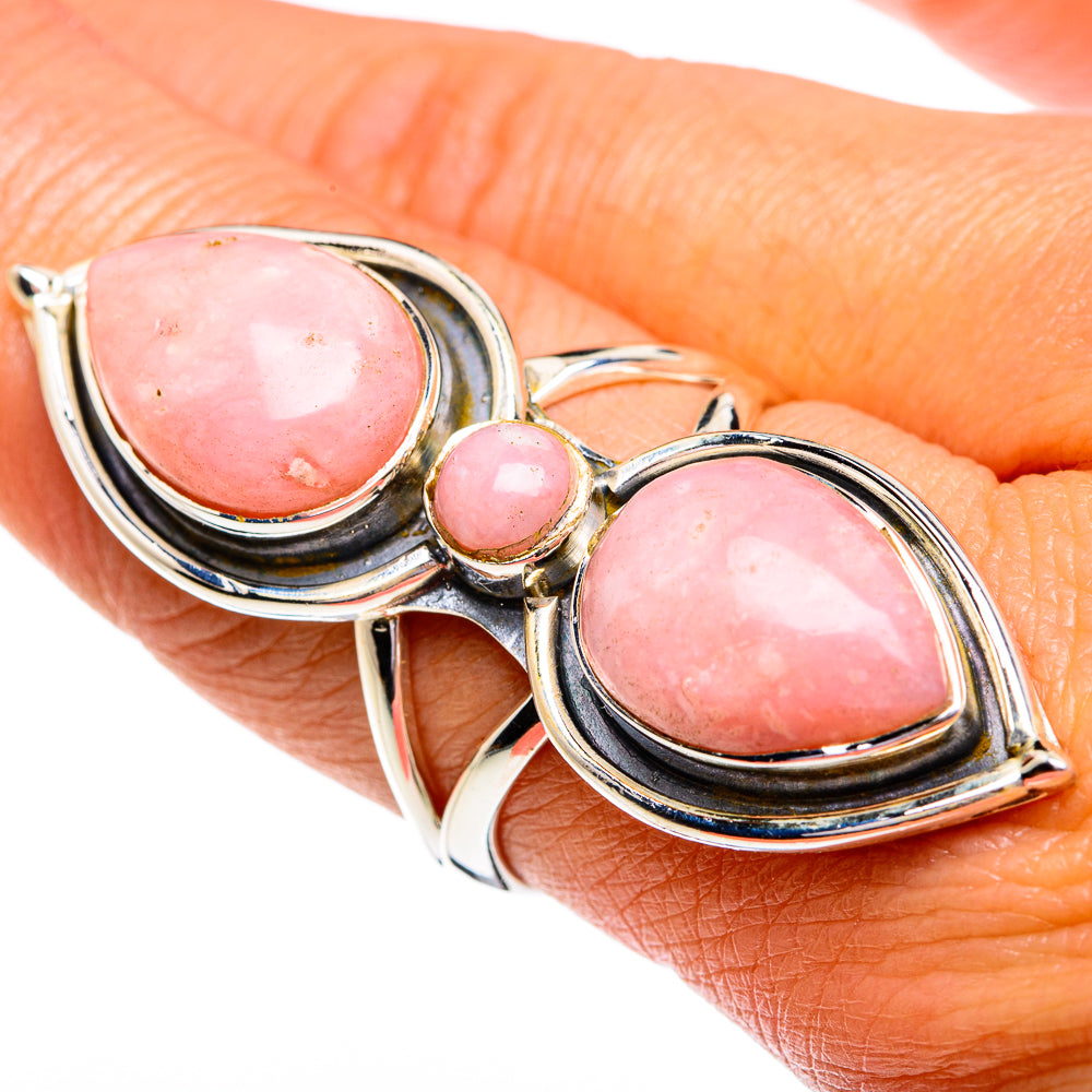 Pink Opal Rings handcrafted by Ana Silver Co - RING79324
