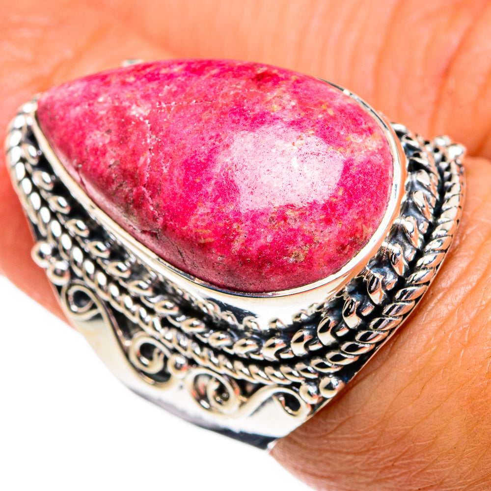 Thulite Rings handcrafted by Ana Silver Co - RING79325