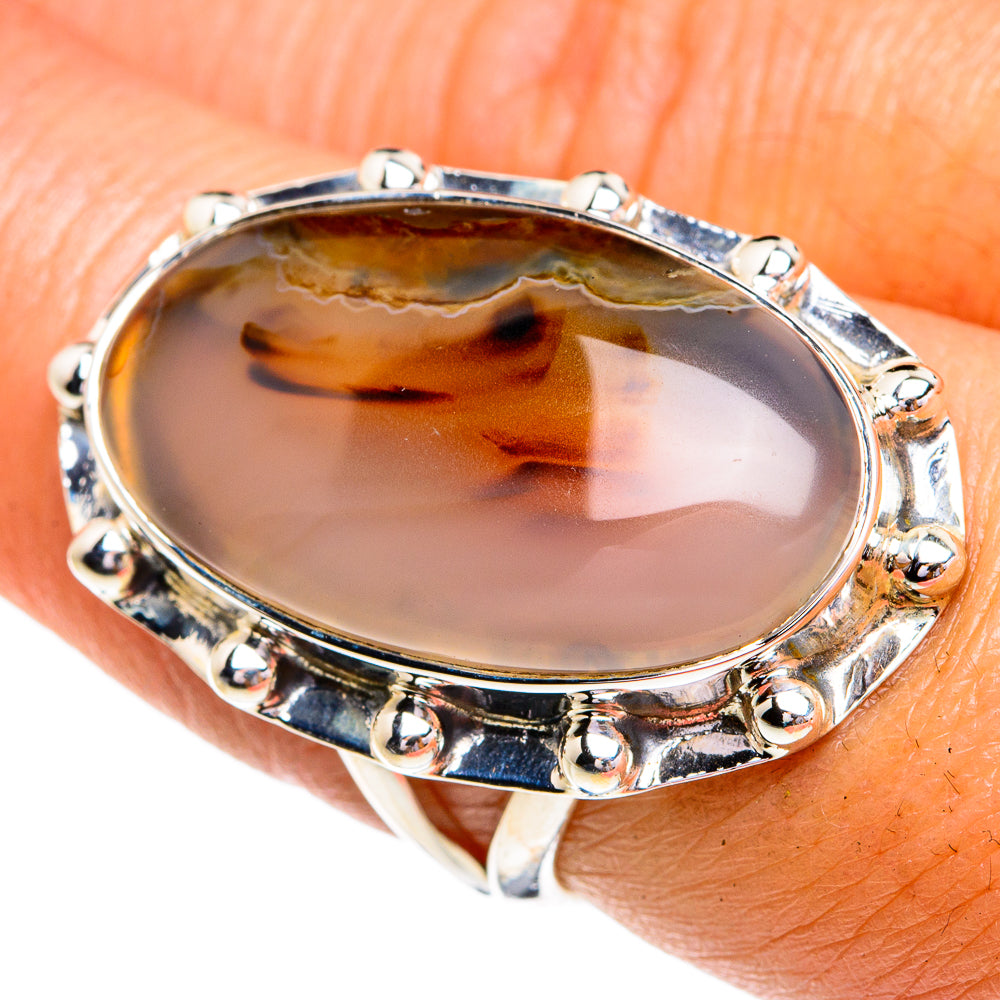 Montana Agate Rings handcrafted by Ana Silver Co - RING79348