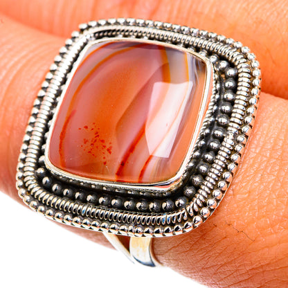 Botswana Agate Rings handcrafted by Ana Silver Co - RING79351