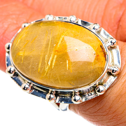 Rutilated Quartz Rings handcrafted by Ana Silver Co - RING79362