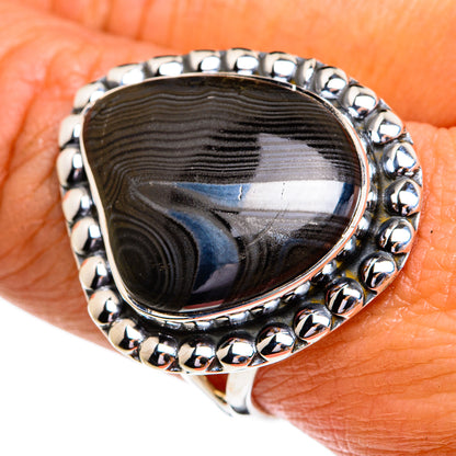 Psilomelane Rings handcrafted by Ana Silver Co - RING79363