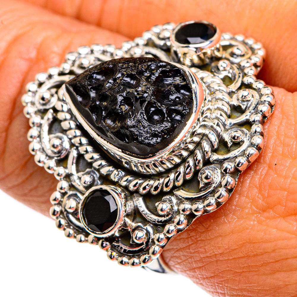 Tektite Rings handcrafted by Ana Silver Co - RING79364
