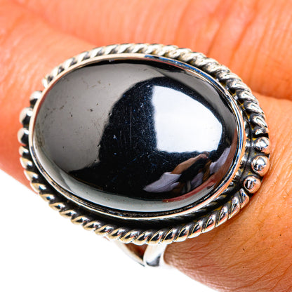 Hematite Rings handcrafted by Ana Silver Co - RING79369