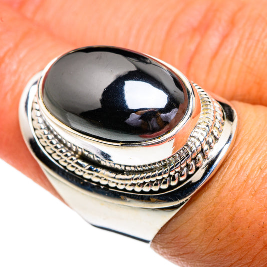 Hematite Rings handcrafted by Ana Silver Co - RING79370