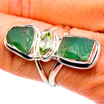 Chrysoprase Rings handcrafted by Ana Silver Co - RING79380