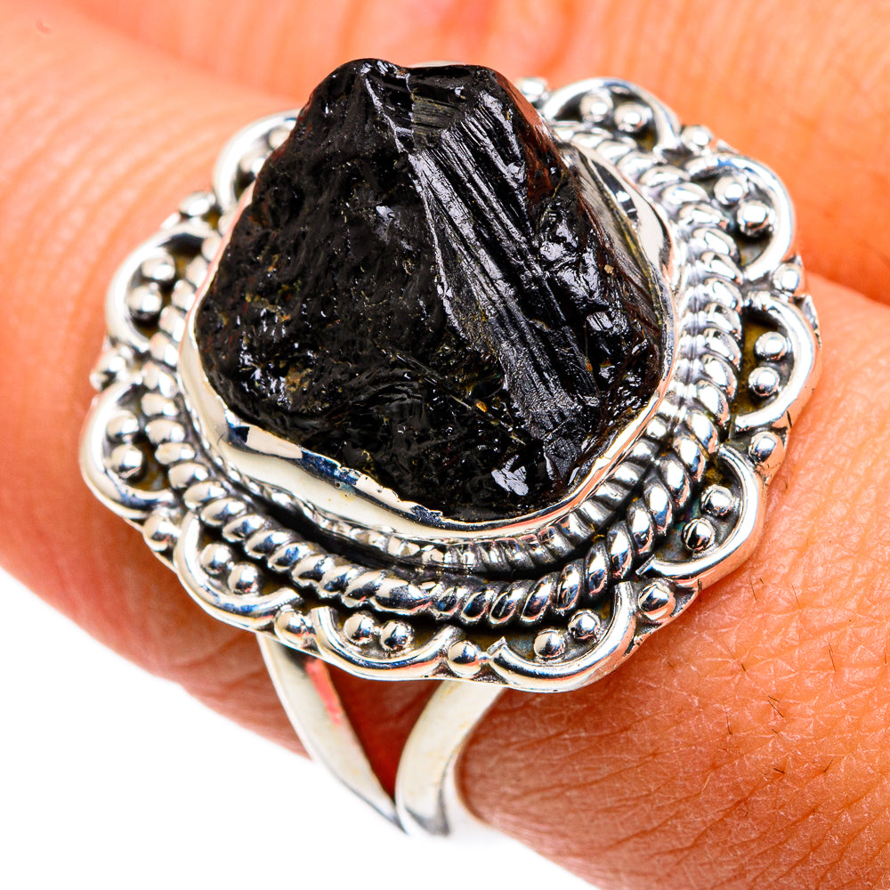 Tektite Rings handcrafted by Ana Silver Co - RING79403