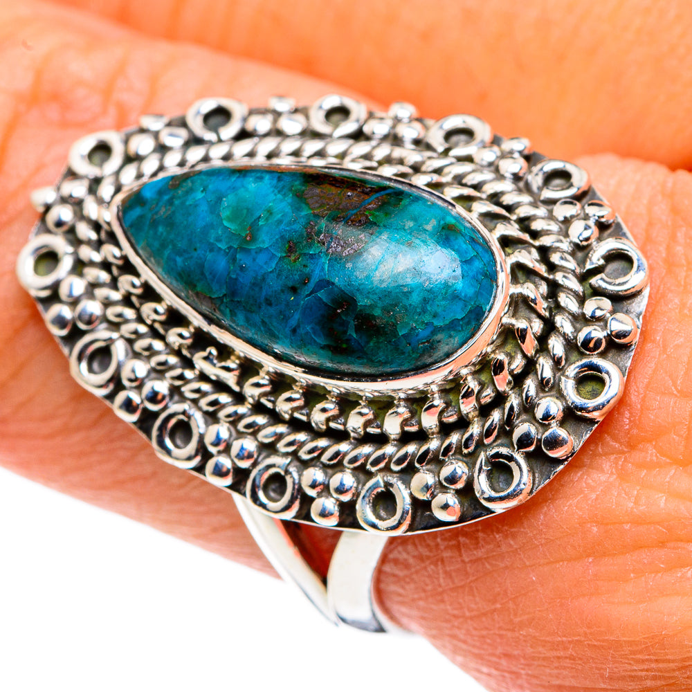 Shattuckite Rings handcrafted by Ana Silver Co - RING79410