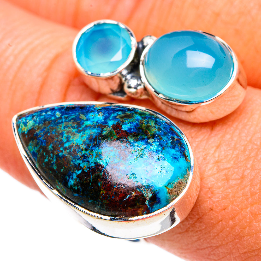 Shattuckite Rings handcrafted by Ana Silver Co - RING79411