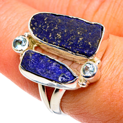 Lapis Lazuli Rings handcrafted by Ana Silver Co - RING79413