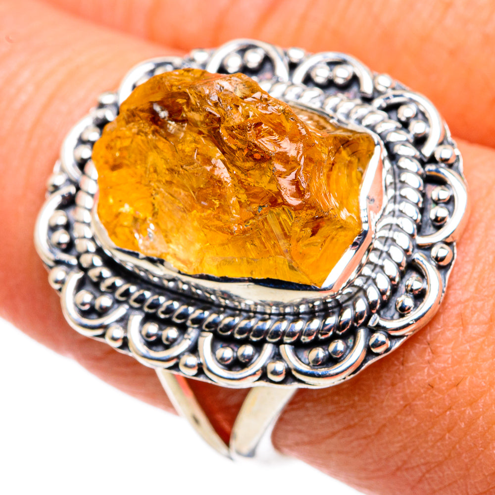 Citrine Rings handcrafted by Ana Silver Co - RING79421
