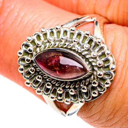 Pink Tourmaline Rings handcrafted by Ana Silver Co - RING79423