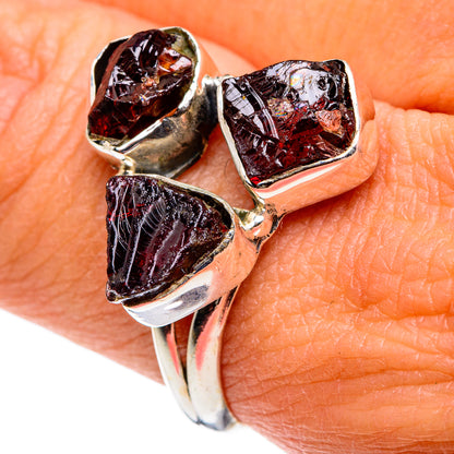 Garnet Rings handcrafted by Ana Silver Co - RING79428