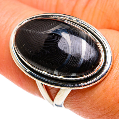 Psilomelane Rings handcrafted by Ana Silver Co - RING79434