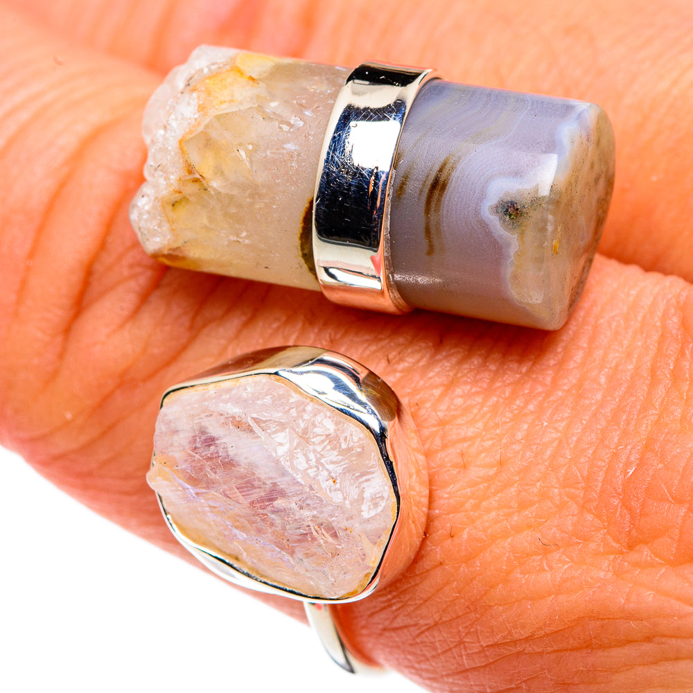 Amethyst Stalactite Rings handcrafted by Ana Silver Co - RING79436