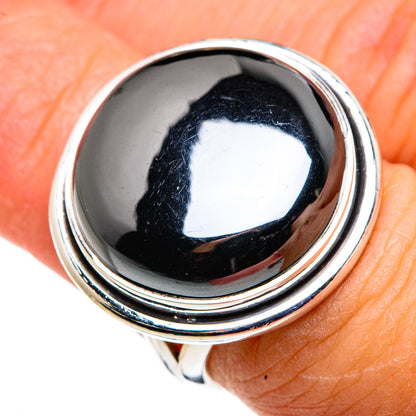 Hematite Rings handcrafted by Ana Silver Co - RING79442