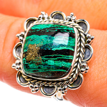 Chrysocolla Rings handcrafted by Ana Silver Co - RING79449