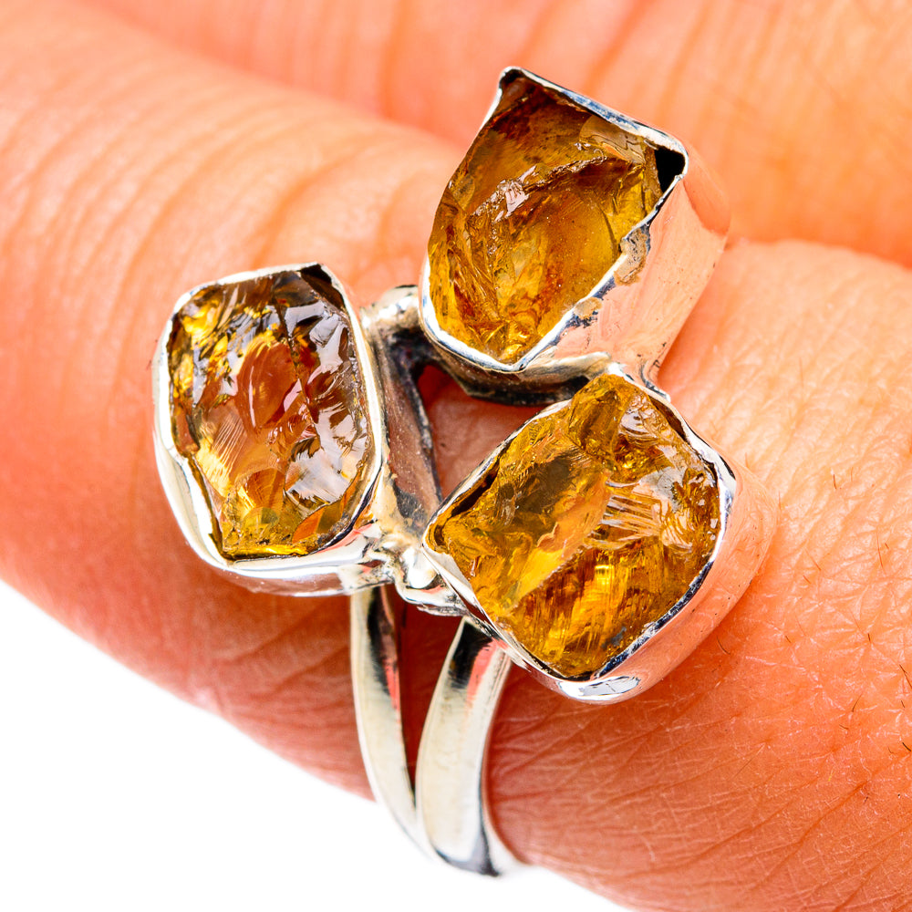 Citrine Rings handcrafted by Ana Silver Co - RING79456
