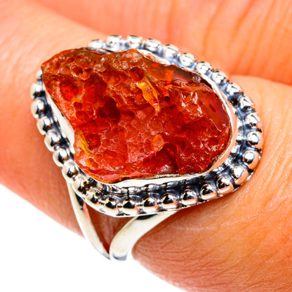 Carnelian Rings handcrafted by Ana Silver Co - RING79457