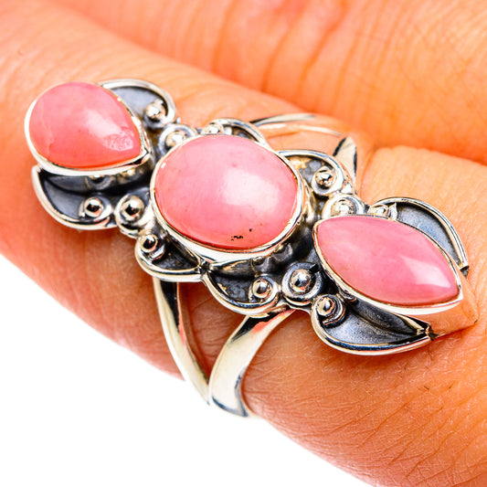 Pink Opal Rings handcrafted by Ana Silver Co - RING79460