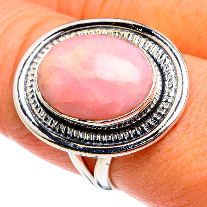 Pink Opal Rings handcrafted by Ana Silver Co - RING79461