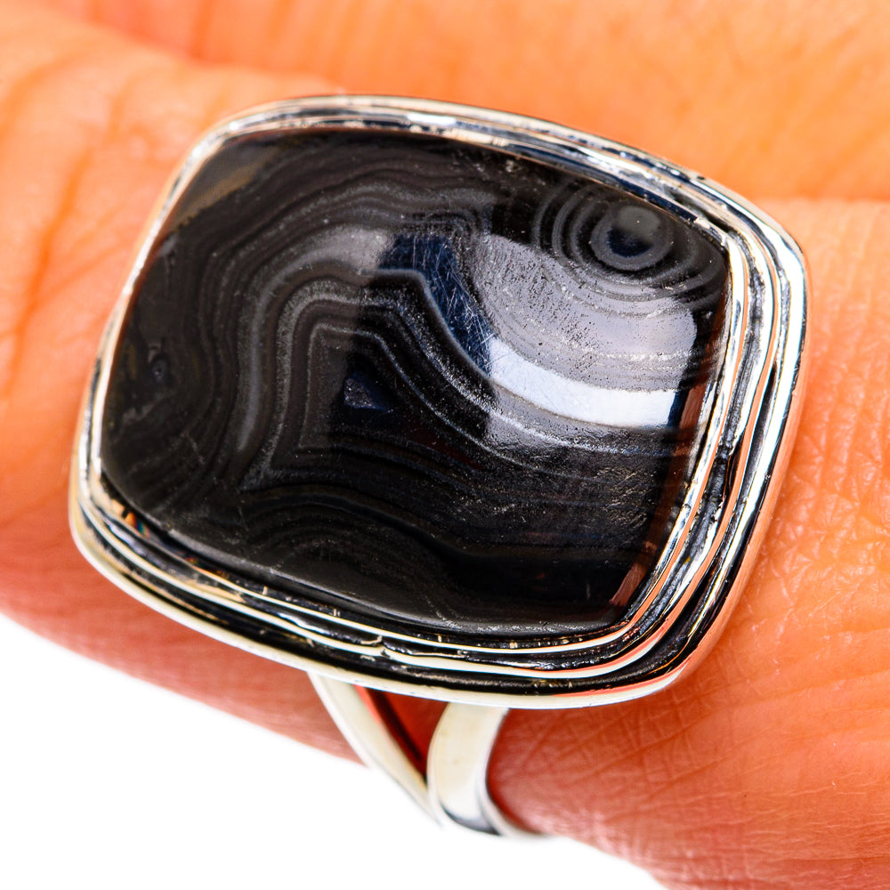 Psilomelane Rings handcrafted by Ana Silver Co - RING79466