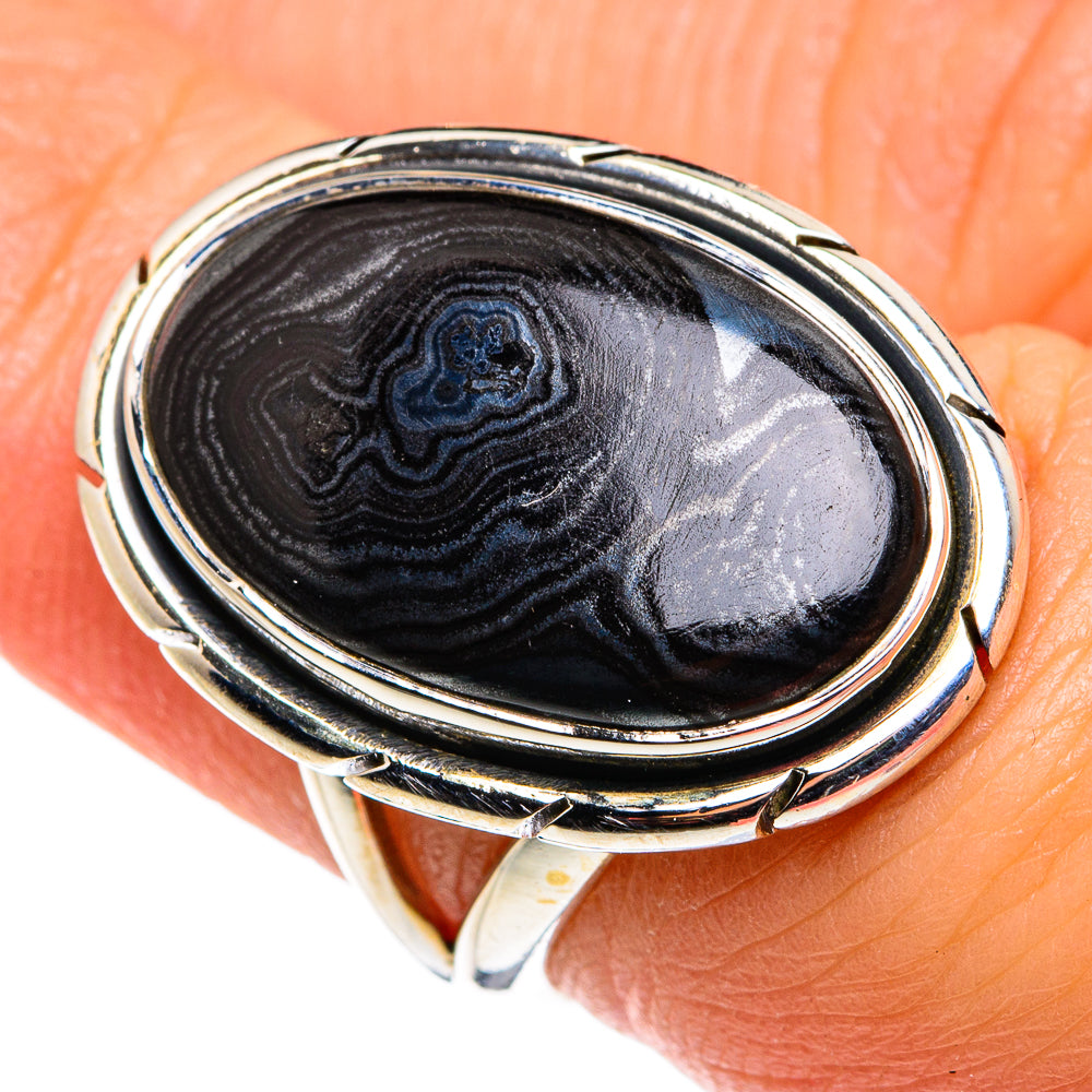 Psilomelane Rings handcrafted by Ana Silver Co - RING79469