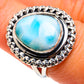 Larimar Rings handcrafted by Ana Silver Co - RING79481