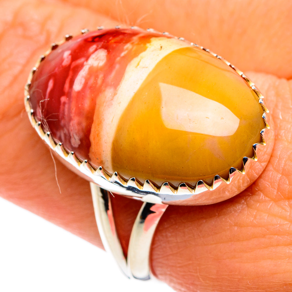 Mookaite Rings handcrafted by Ana Silver Co - RING79487