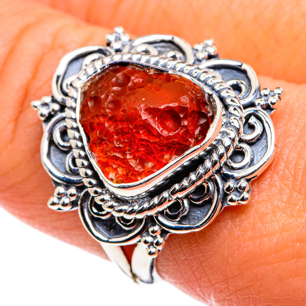 Carnelian Rings handcrafted by Ana Silver Co - RING79489