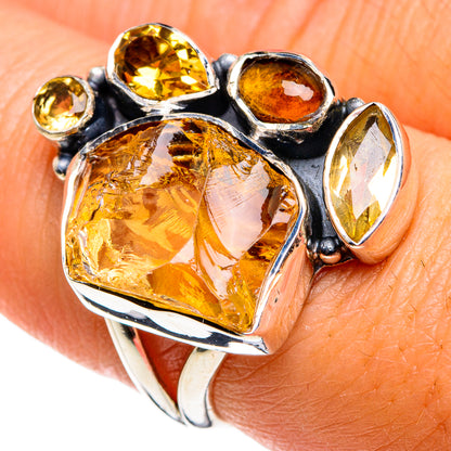 Citrine Rings handcrafted by Ana Silver Co - RING79490