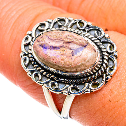 Mexican Fire Opal Rings handcrafted by Ana Silver Co - RING79504