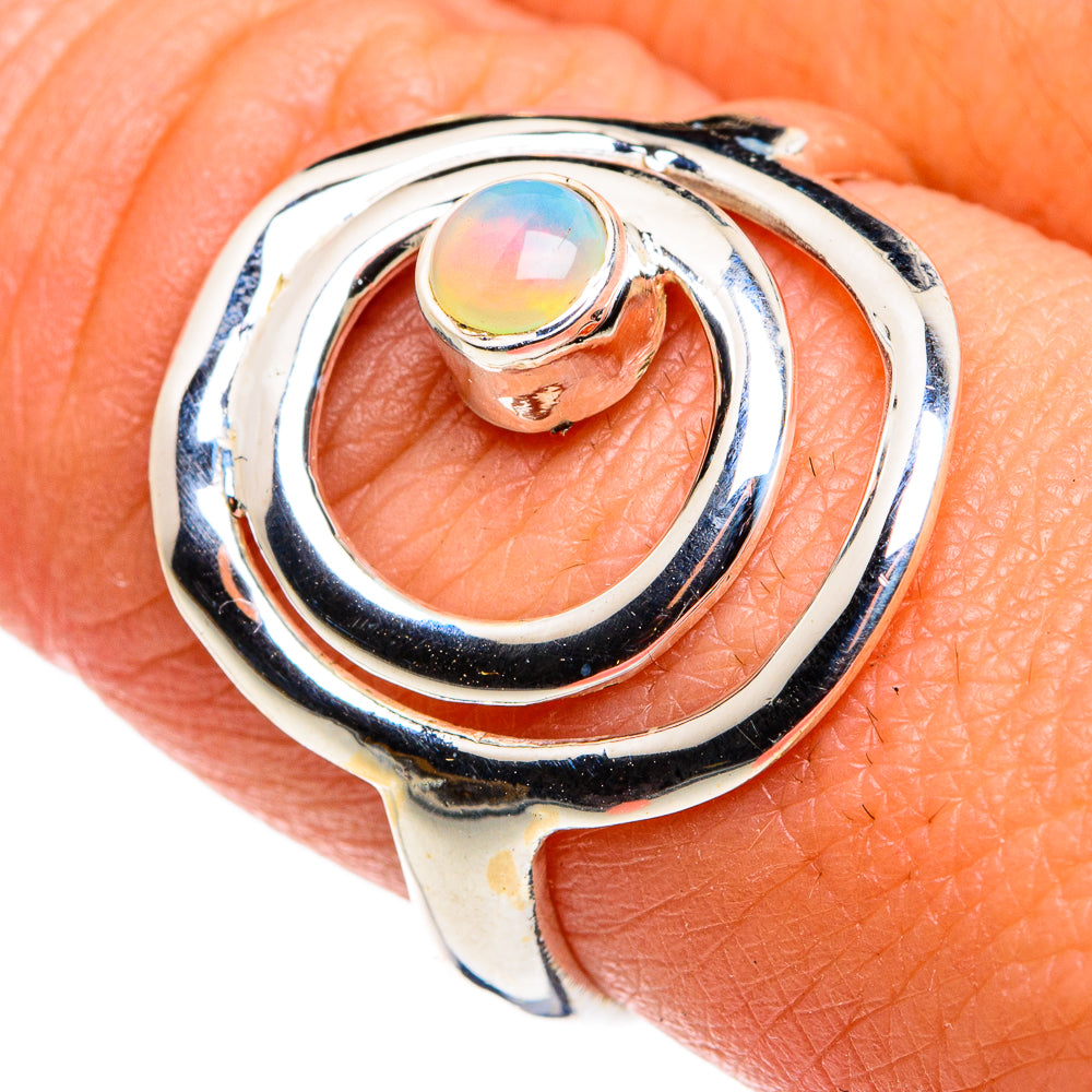 Ethiopian Opal Rings handcrafted by Ana Silver Co - RING79505