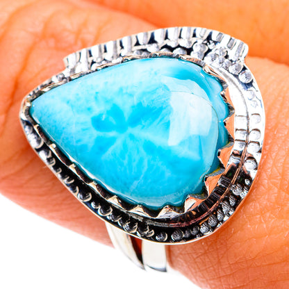 Larimar Rings handcrafted by Ana Silver Co - RING79509