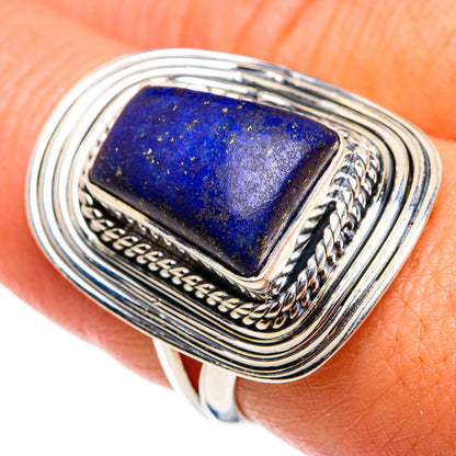 Lapis Lazuli Rings handcrafted by Ana Silver Co - RING79510