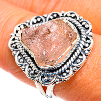Rose Quartz Rings handcrafted by Ana Silver Co - RING79520