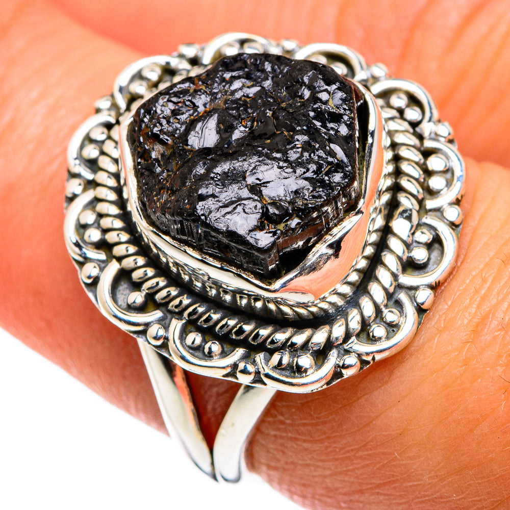 Tektite Rings handcrafted by Ana Silver Co - RING79528