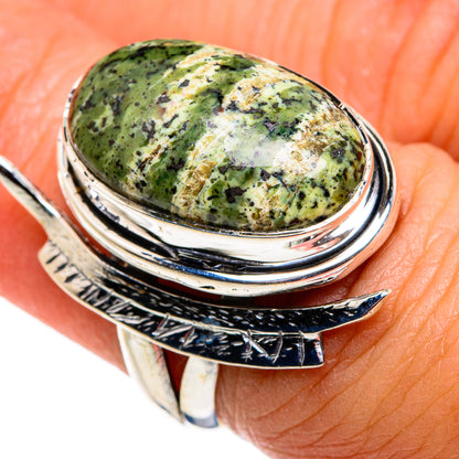 Lizard Jasper Rings handcrafted by Ana Silver Co - RING79542