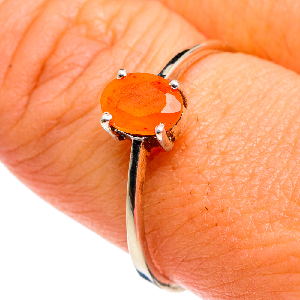 Carnelian Rings handcrafted by Ana Silver Co - RING79548