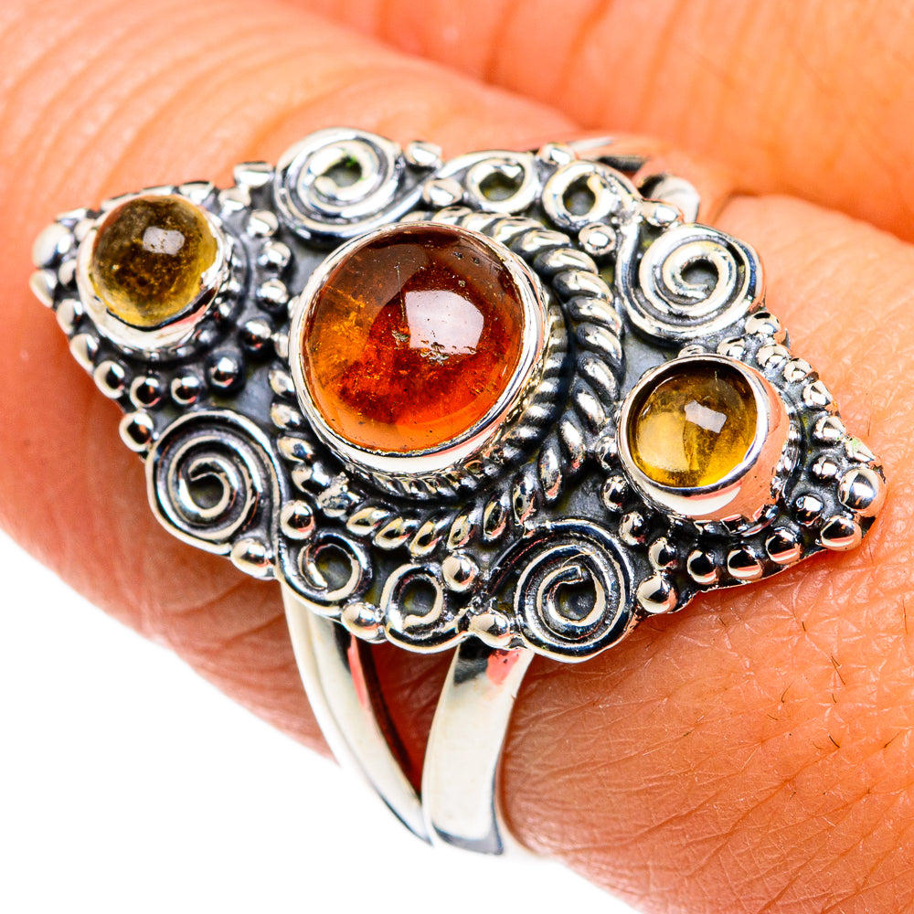 Carnelian Rings handcrafted by Ana Silver Co - RING79549