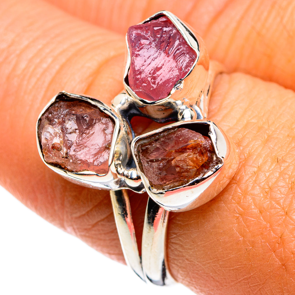 Watermelon Tourmaline Rings handcrafted by Ana Silver Co - RING79553