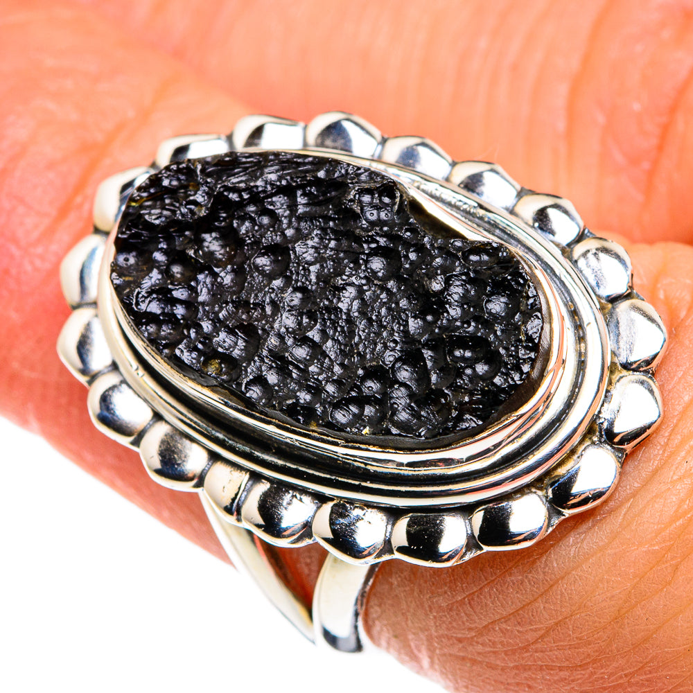 Tektite Rings handcrafted by Ana Silver Co - RING79556