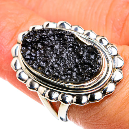Tektite Rings handcrafted by Ana Silver Co - RING79556
