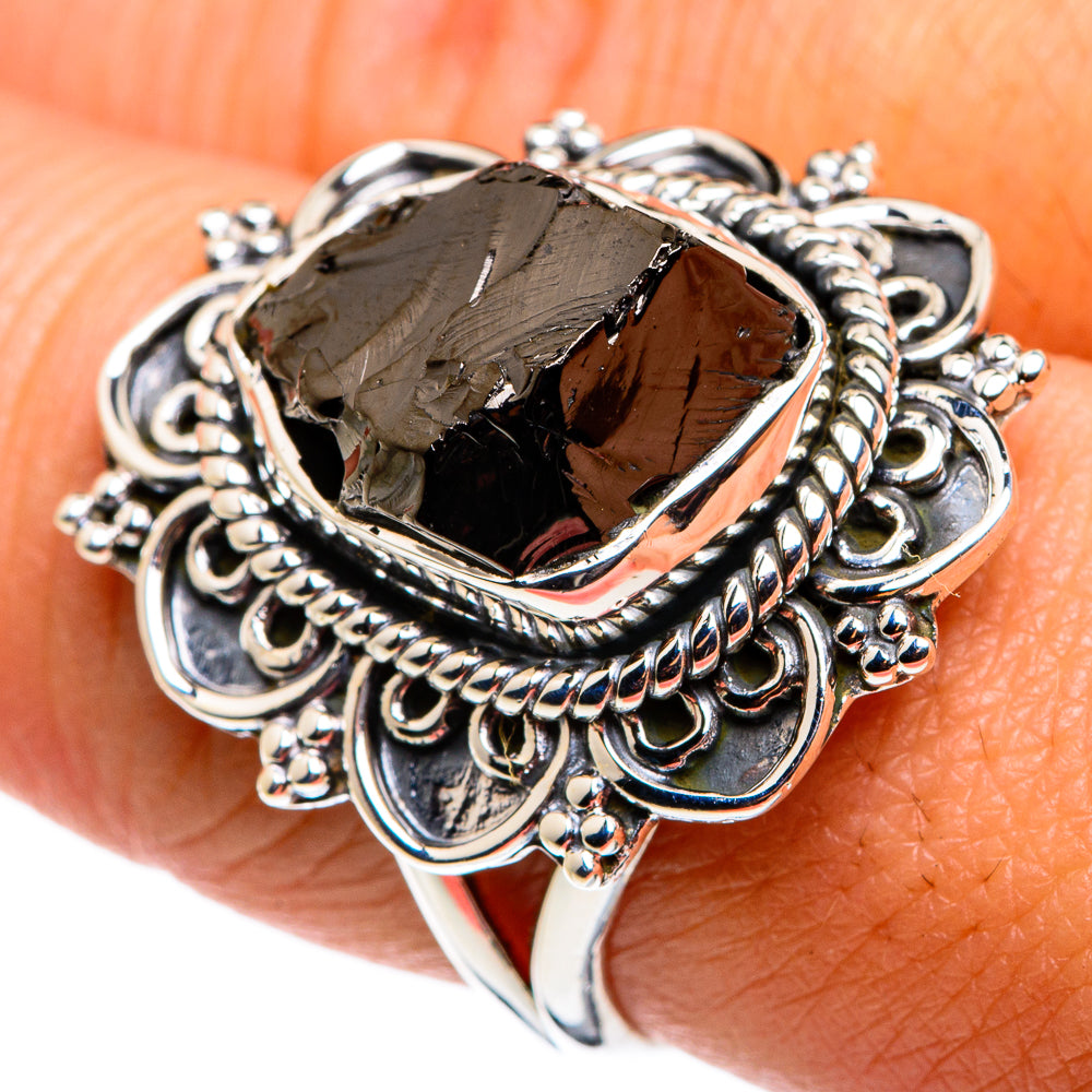 Shungite Rings handcrafted by Ana Silver Co - RING79557