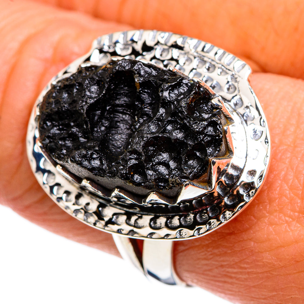Tektite Rings handcrafted by Ana Silver Co - RING79559