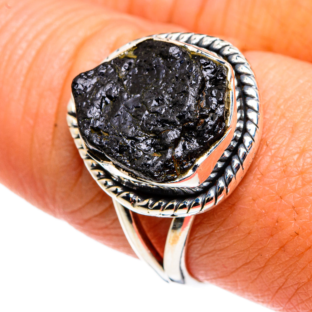 Tektite Rings handcrafted by Ana Silver Co - RING79560