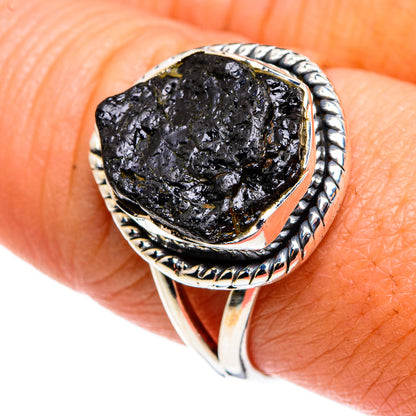Tektite Rings handcrafted by Ana Silver Co - RING79560