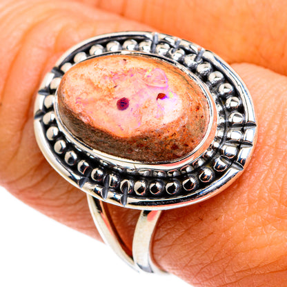 Mexican Fire Opal Rings handcrafted by Ana Silver Co - RING79564