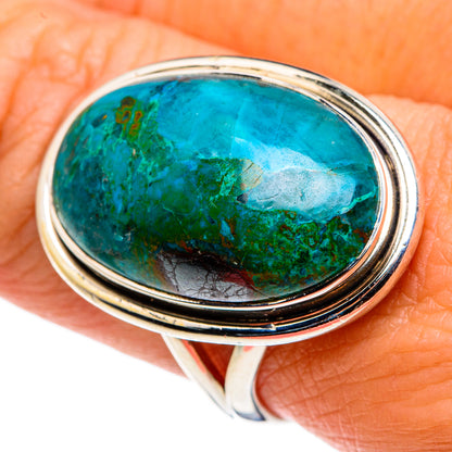 Chrysocolla Rings handcrafted by Ana Silver Co - RING79571